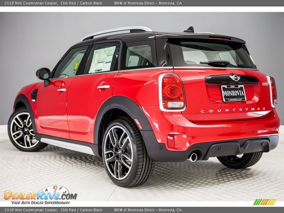 2018 Mini Countryman Cooper Chili Red / Carbon Black Photo #3