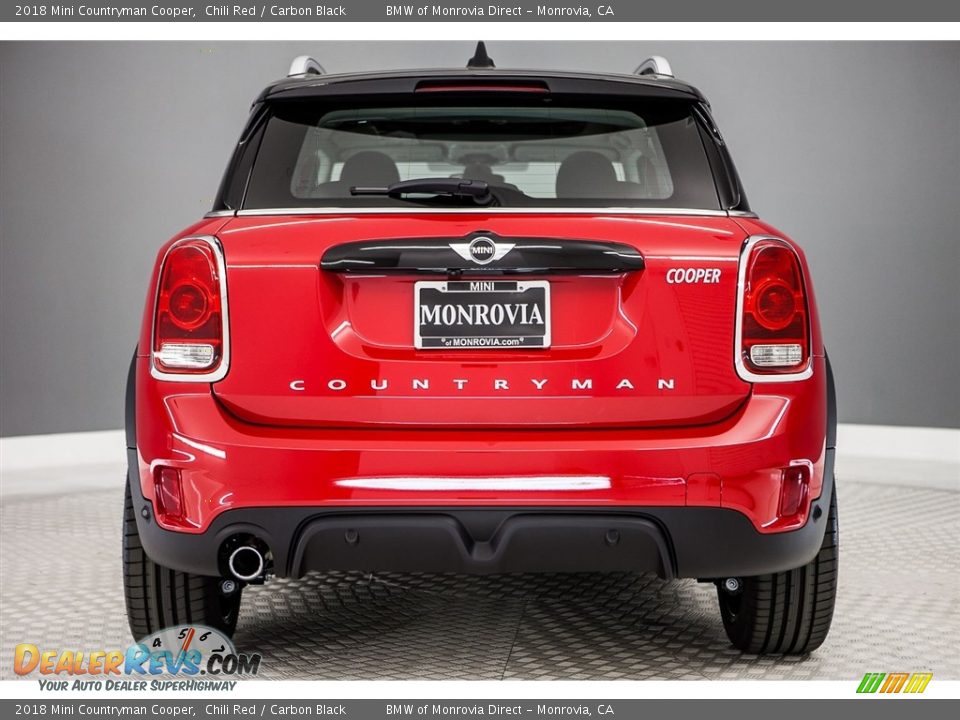 2018 Mini Countryman Cooper Chili Red / Carbon Black Photo #4