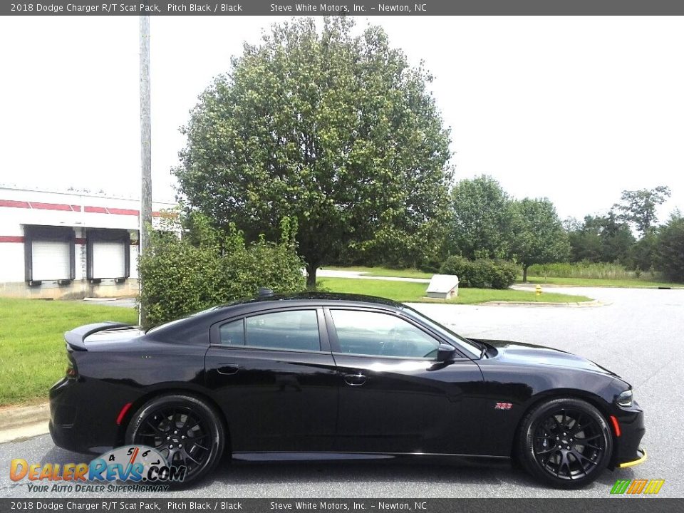 2018 Dodge Charger R/T Scat Pack Pitch Black / Black Photo #5