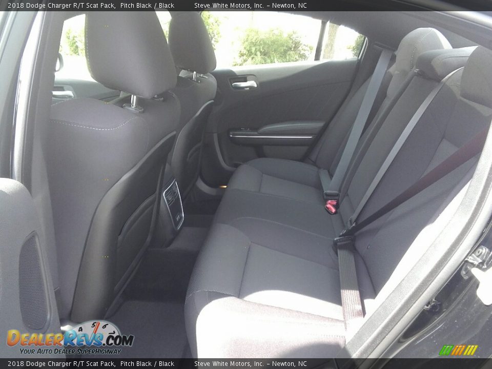 2018 Dodge Charger R/T Scat Pack Pitch Black / Black Photo #10