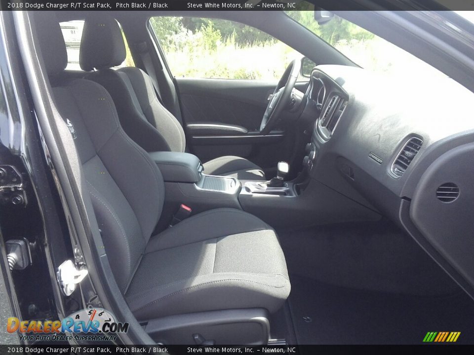 2018 Dodge Charger R/T Scat Pack Pitch Black / Black Photo #13