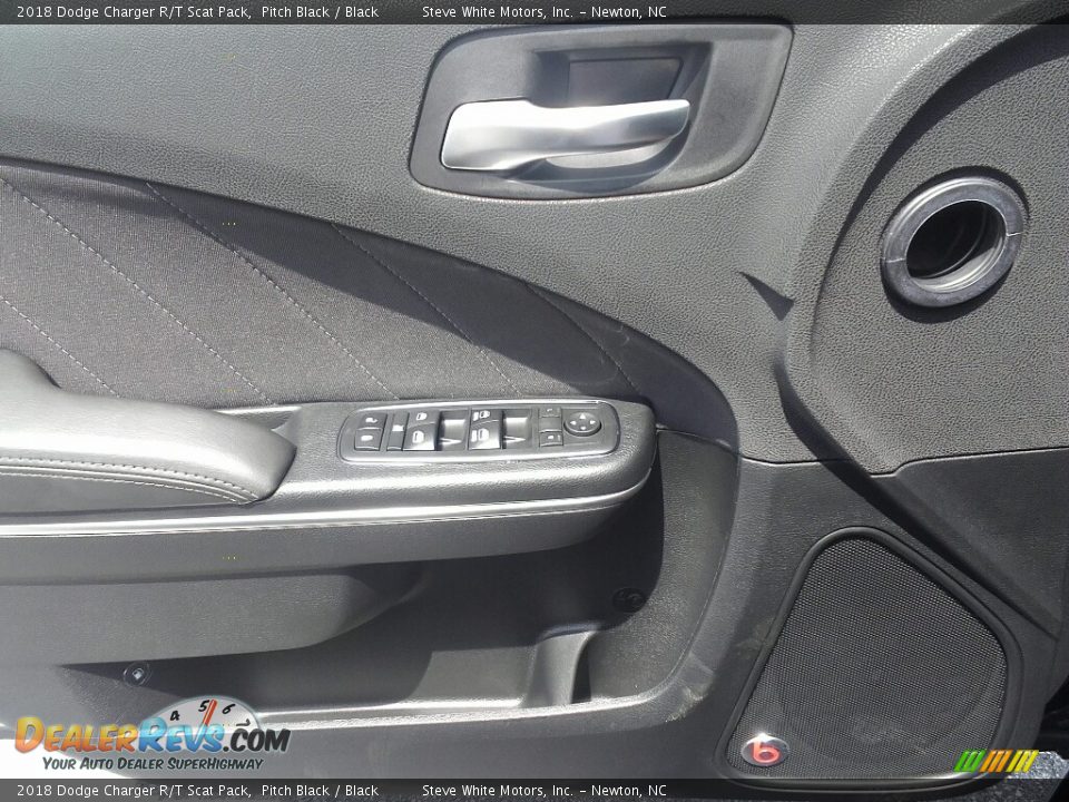 2018 Dodge Charger R/T Scat Pack Pitch Black / Black Photo #14