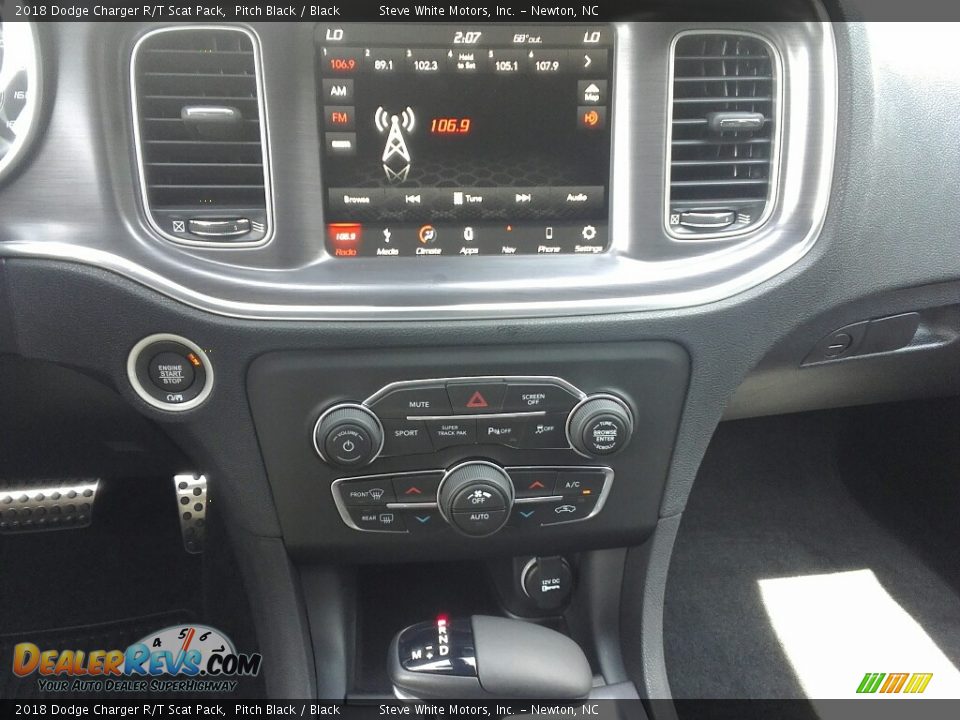 2018 Dodge Charger R/T Scat Pack Pitch Black / Black Photo #20