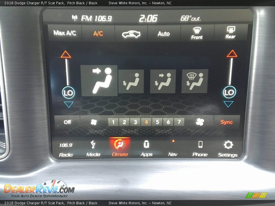 2018 Dodge Charger R/T Scat Pack Pitch Black / Black Photo #23