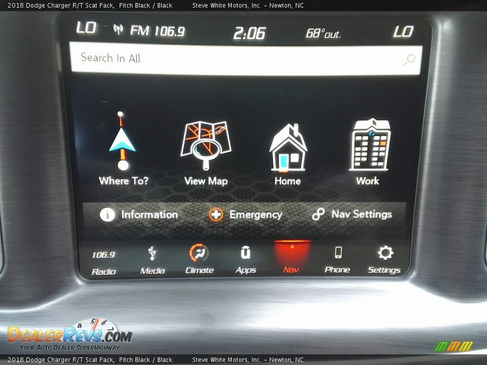 2018 Dodge Charger R/T Scat Pack Pitch Black / Black Photo #24