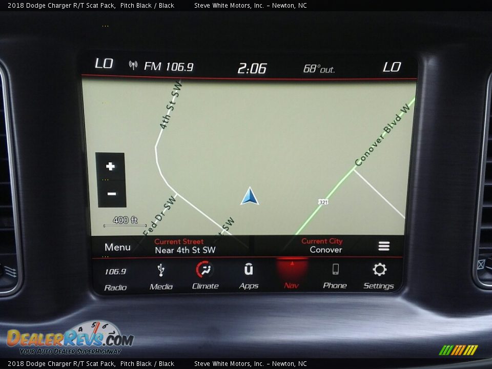 2018 Dodge Charger R/T Scat Pack Pitch Black / Black Photo #25