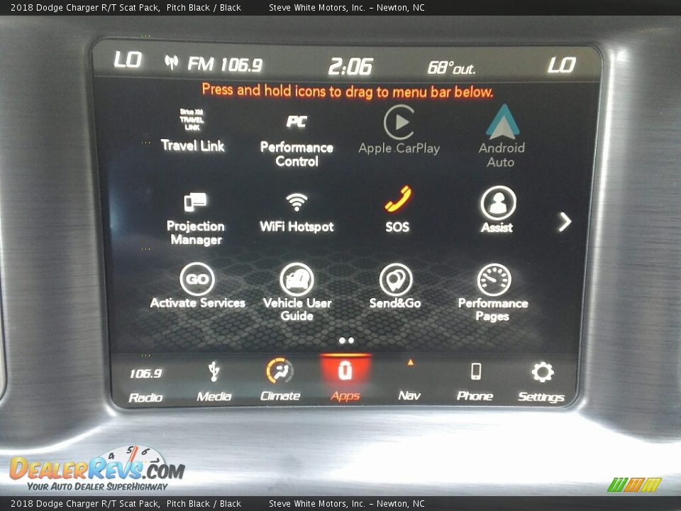 2018 Dodge Charger R/T Scat Pack Pitch Black / Black Photo #26