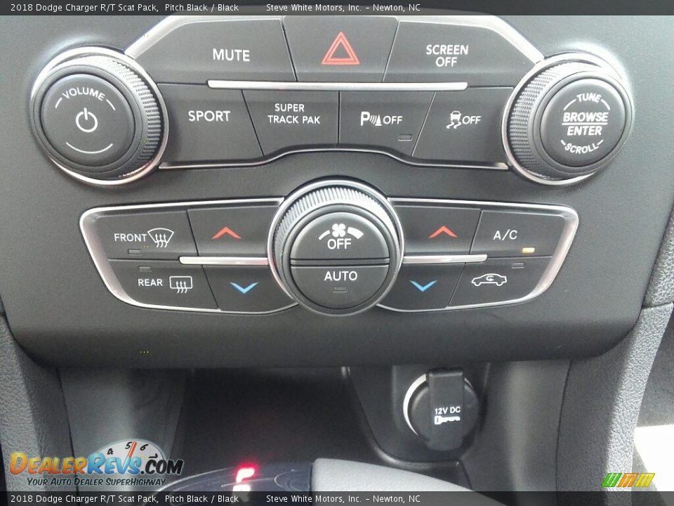 2018 Dodge Charger R/T Scat Pack Pitch Black / Black Photo #30