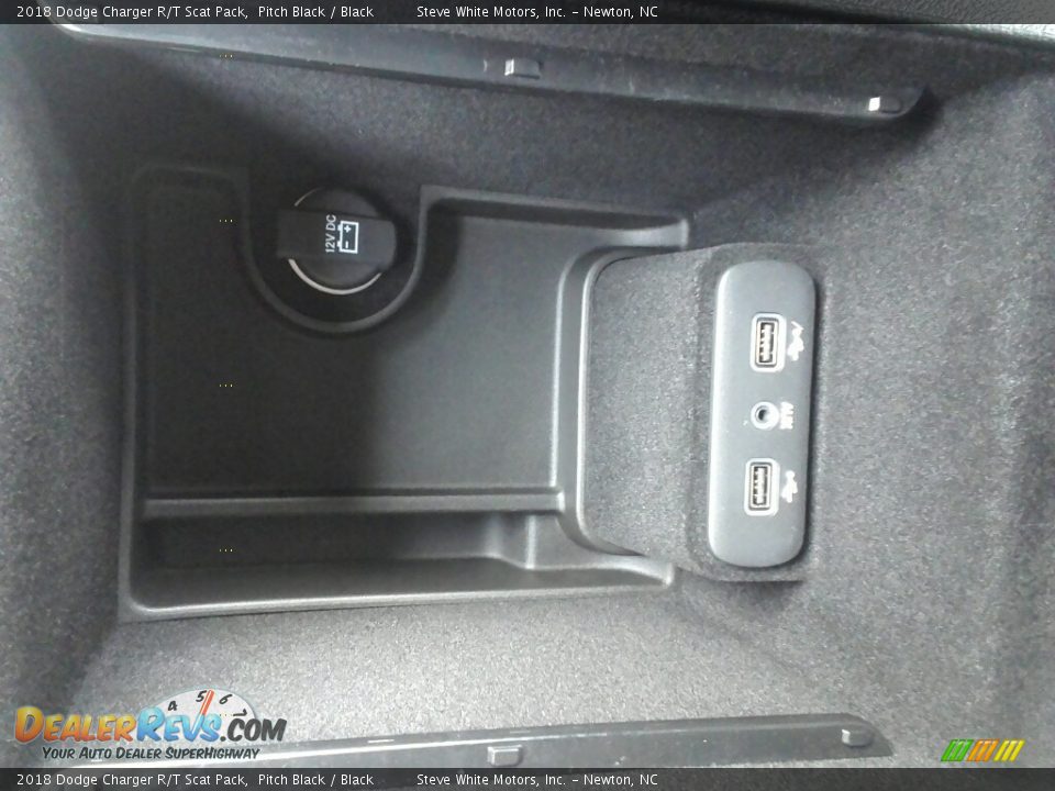 2018 Dodge Charger R/T Scat Pack Pitch Black / Black Photo #31
