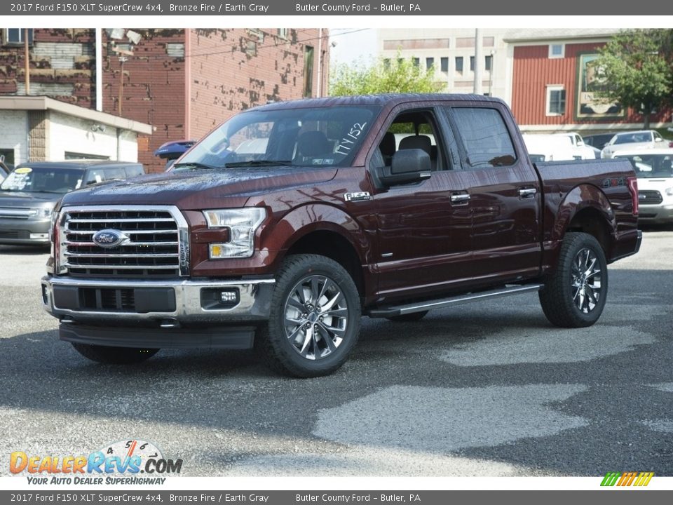 2017 Ford F150 XLT SuperCrew 4x4 Bronze Fire / Earth Gray Photo #1