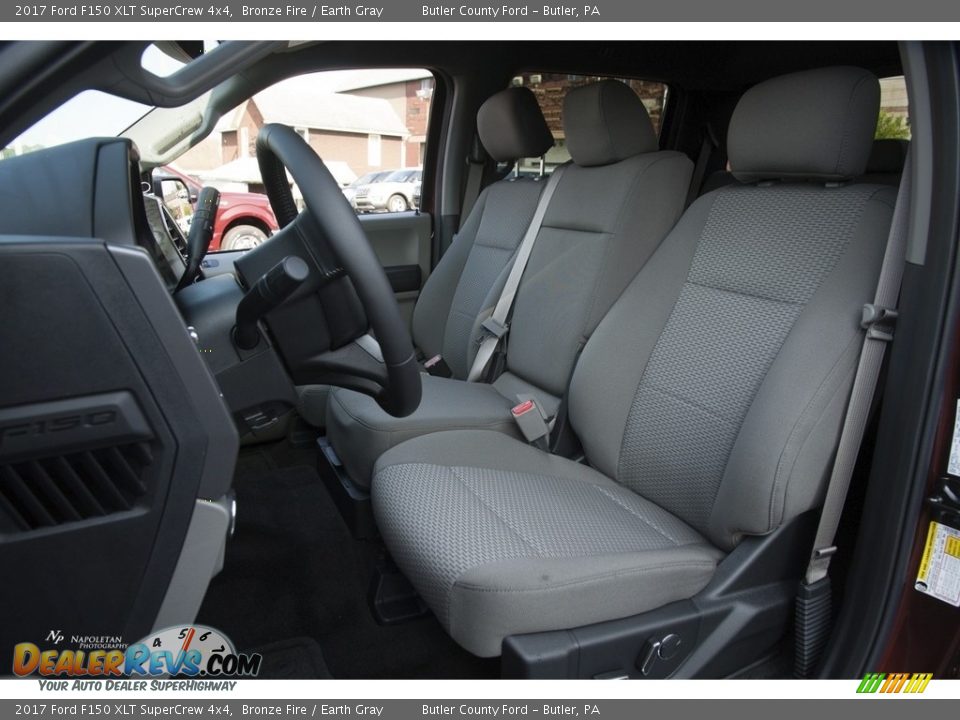 2017 Ford F150 XLT SuperCrew 4x4 Bronze Fire / Earth Gray Photo #9