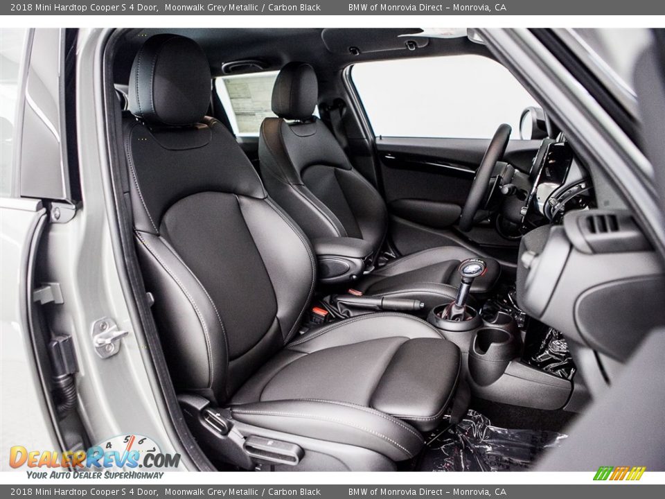 Carbon Black Interior - 2018 Mini Hardtop Cooper S 4 Door Photo #2