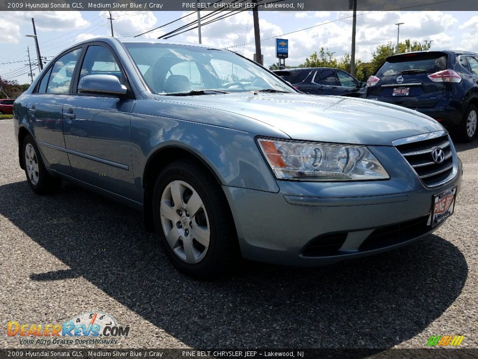 2009 Hyundai Sonata GLS Medium Silver Blue / Gray Photo #1