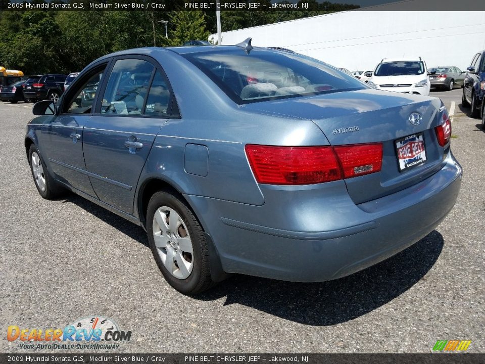 2009 Hyundai Sonata GLS Medium Silver Blue / Gray Photo #2