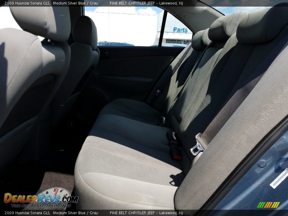 2009 Hyundai Sonata GLS Medium Silver Blue / Gray Photo #3