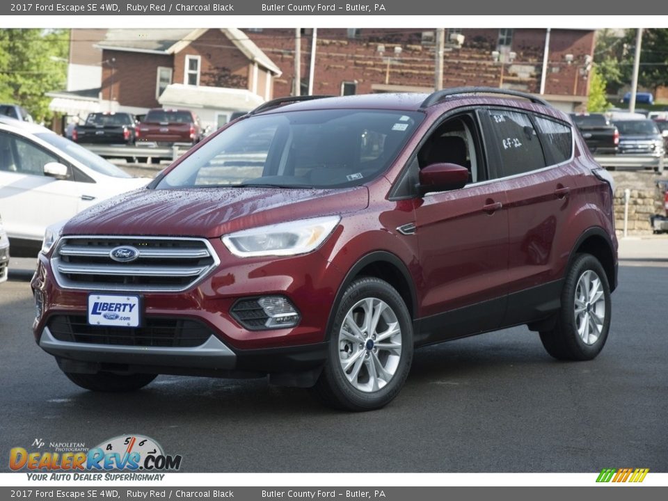2017 Ford Escape SE 4WD Ruby Red / Charcoal Black Photo #1