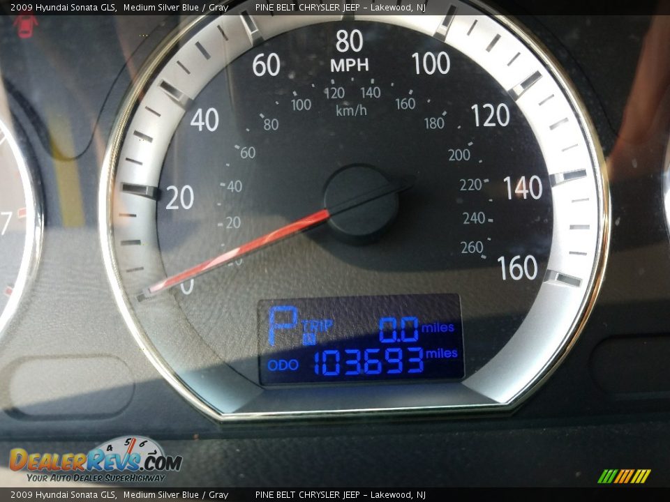 2009 Hyundai Sonata GLS Medium Silver Blue / Gray Photo #5