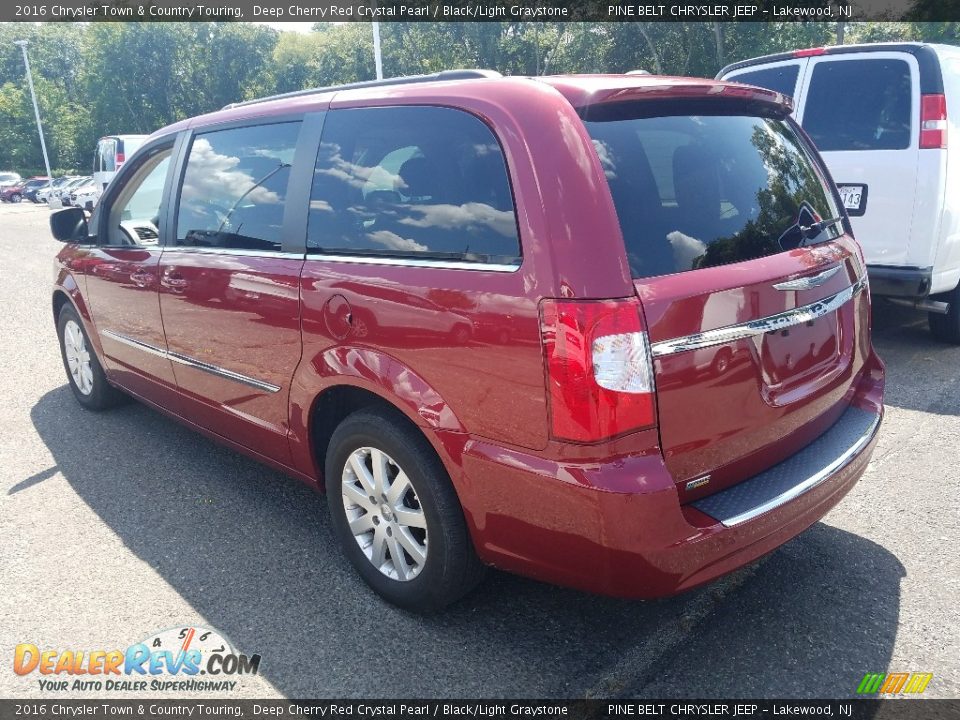2016 Chrysler Town & Country Touring Deep Cherry Red Crystal Pearl / Black/Light Graystone Photo #2