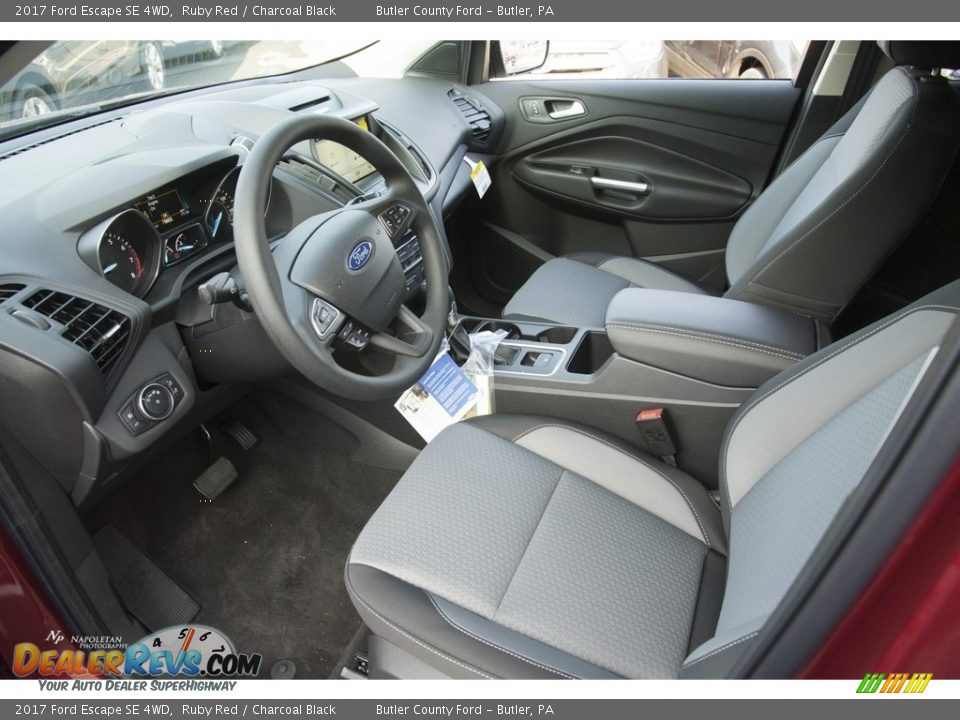 2017 Ford Escape SE 4WD Ruby Red / Charcoal Black Photo #5