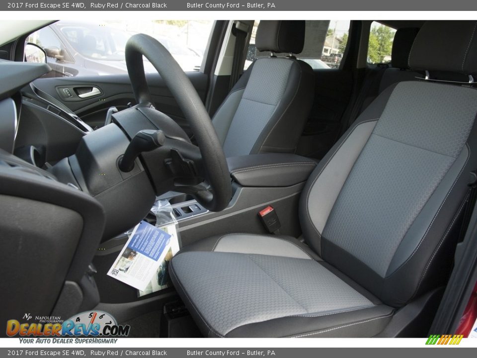 2017 Ford Escape SE 4WD Ruby Red / Charcoal Black Photo #6
