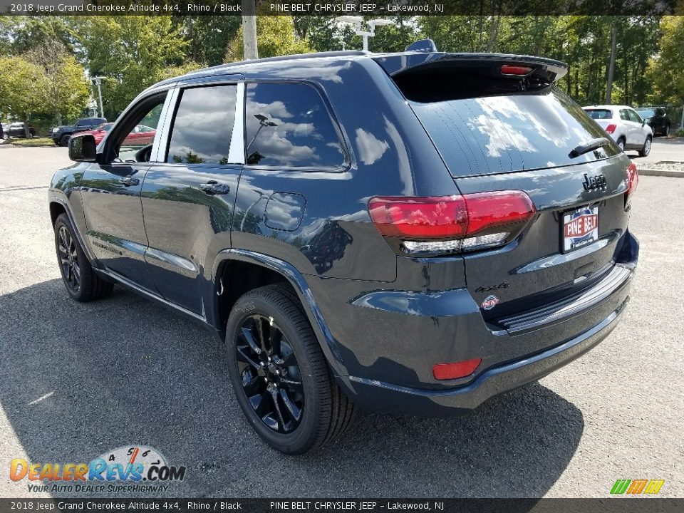 2018 Jeep Grand Cherokee Altitude 4x4 Rhino / Black Photo #4