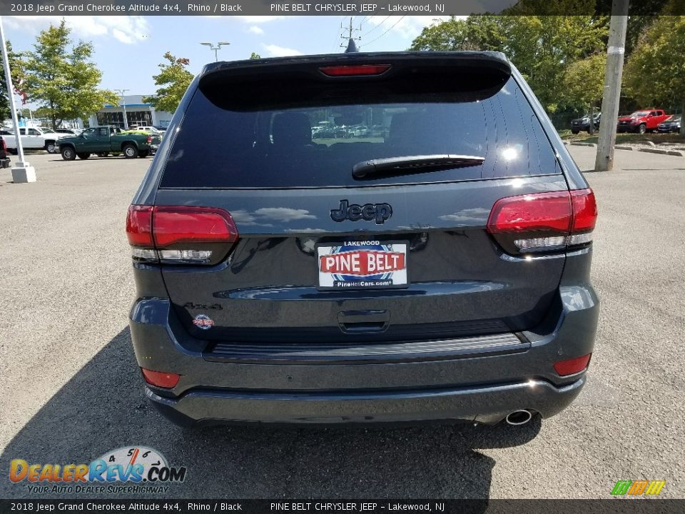 2018 Jeep Grand Cherokee Altitude 4x4 Rhino / Black Photo #5