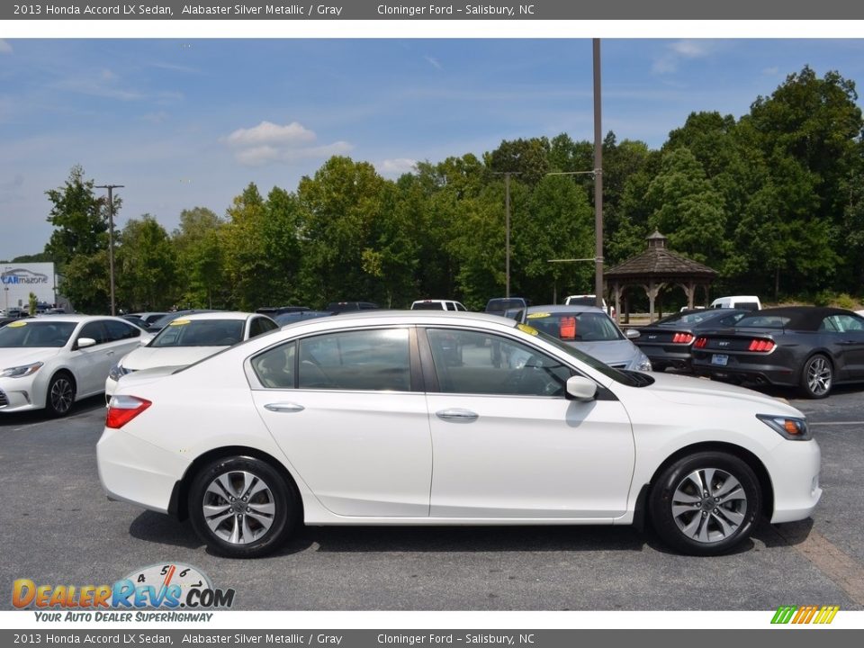 2013 Honda Accord LX Sedan Alabaster Silver Metallic / Gray Photo #2