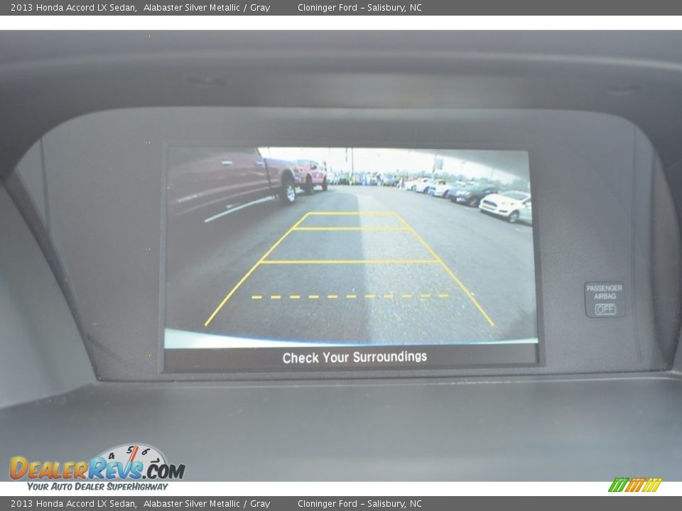 2013 Honda Accord LX Sedan Alabaster Silver Metallic / Gray Photo #18