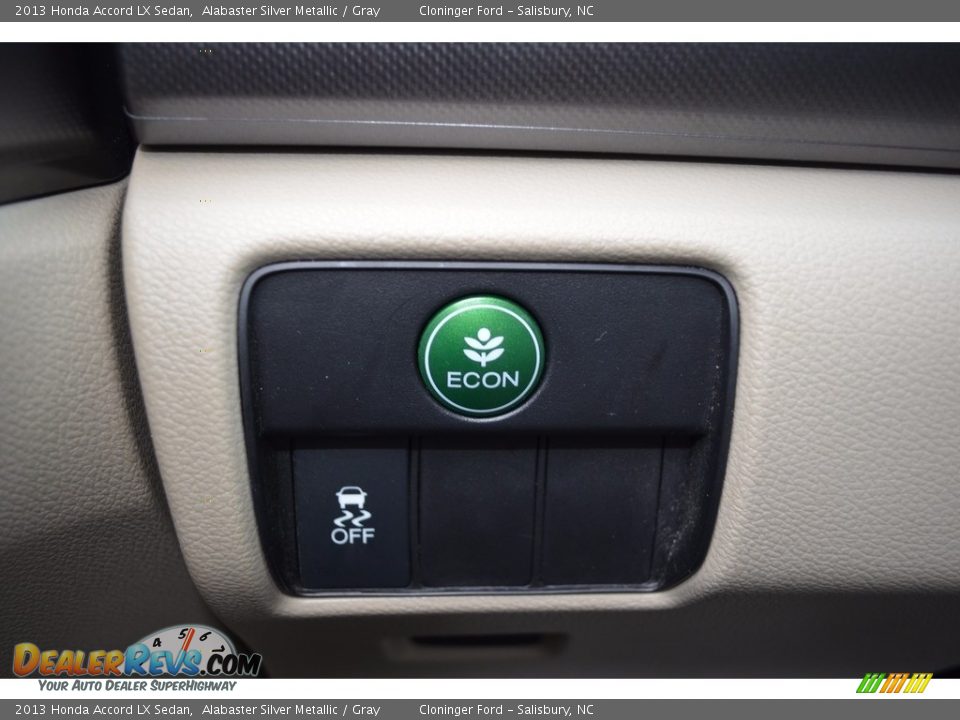 2013 Honda Accord LX Sedan Alabaster Silver Metallic / Gray Photo #23