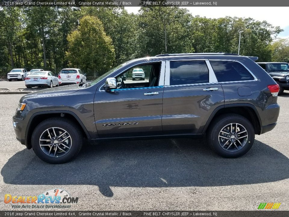 2018 Jeep Grand Cherokee Limited 4x4 Granite Crystal Metallic / Black Photo #3