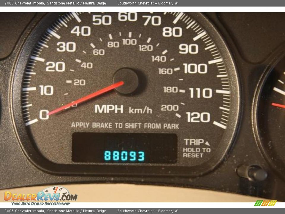 2005 Chevrolet Impala Sandstone Metallic / Neutral Beige Photo #7