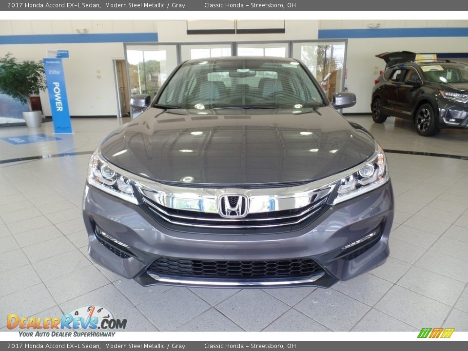 2017 Honda Accord EX-L Sedan Modern Steel Metallic / Gray Photo #4
