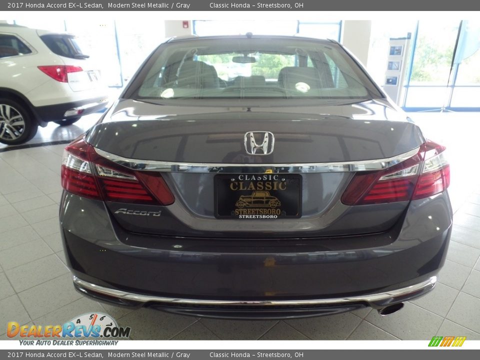 2017 Honda Accord EX-L Sedan Modern Steel Metallic / Gray Photo #5