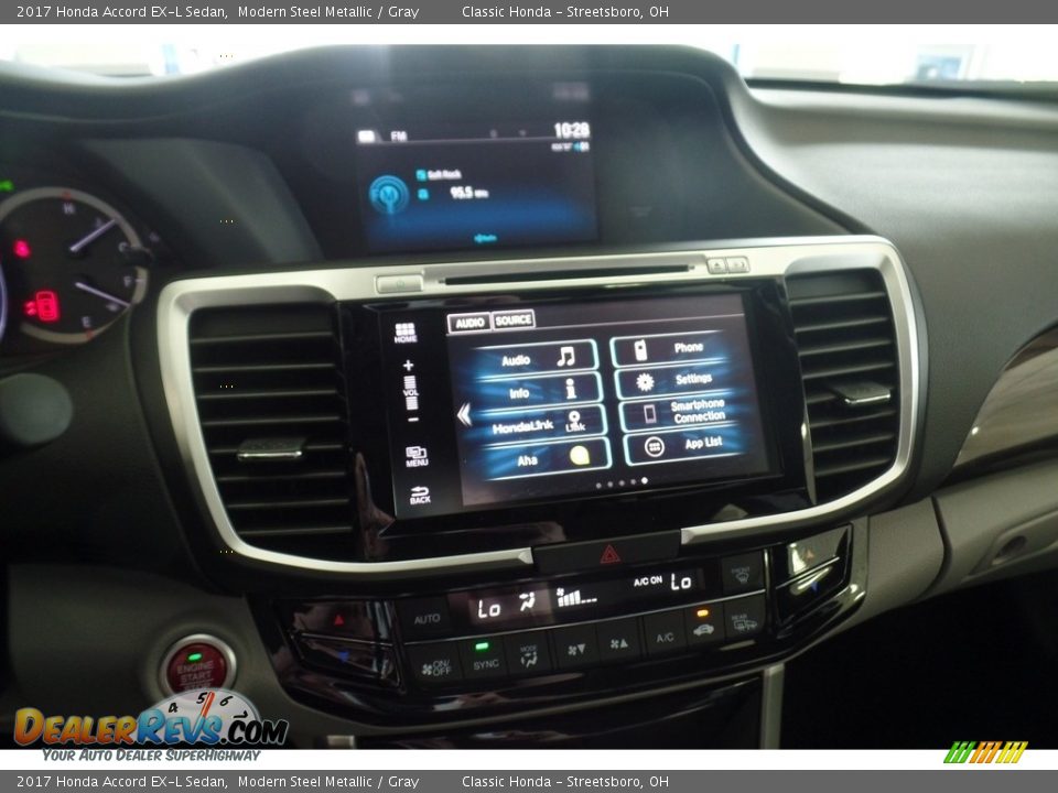 2017 Honda Accord EX-L Sedan Modern Steel Metallic / Gray Photo #12