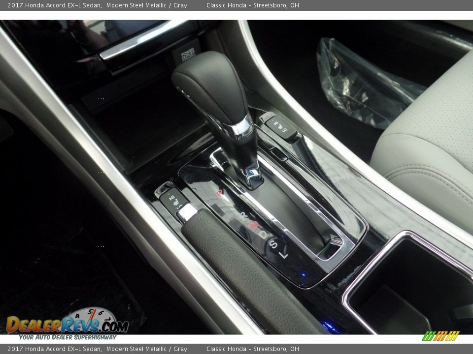 2017 Honda Accord EX-L Sedan Modern Steel Metallic / Gray Photo #14