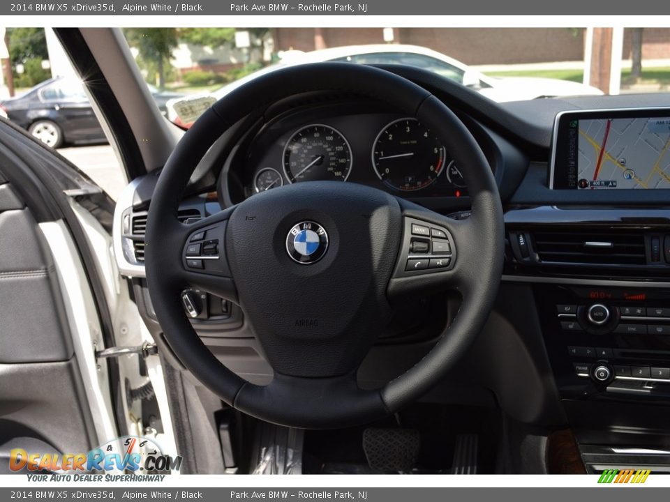 2014 BMW X5 xDrive35d Alpine White / Black Photo #18