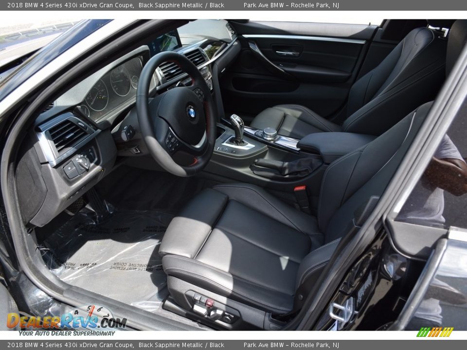 2018 BMW 4 Series 430i xDrive Gran Coupe Black Sapphire Metallic / Black Photo #10