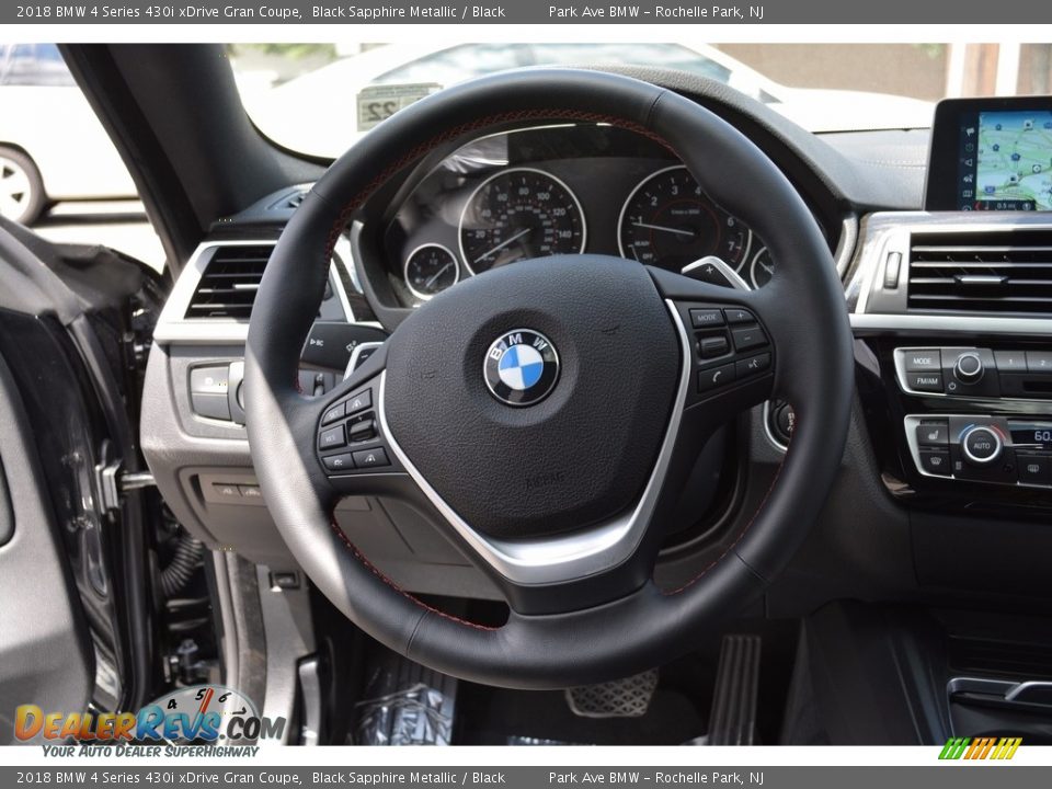 2018 BMW 4 Series 430i xDrive Gran Coupe Black Sapphire Metallic / Black Photo #18