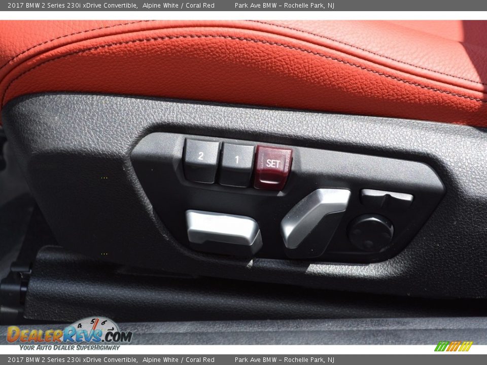 2017 BMW 2 Series 230i xDrive Convertible Alpine White / Coral Red Photo #13