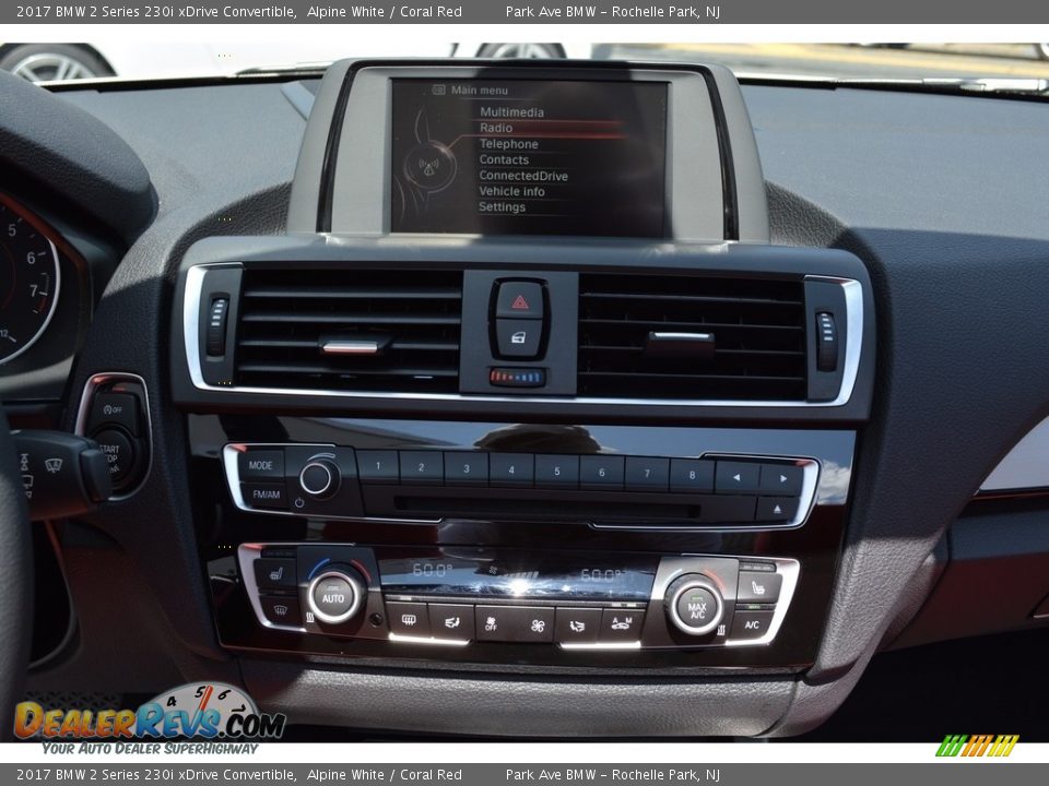 2017 BMW 2 Series 230i xDrive Convertible Alpine White / Coral Red Photo #16