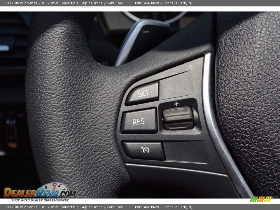 2017 BMW 2 Series 230i xDrive Convertible Alpine White / Coral Red Photo #19