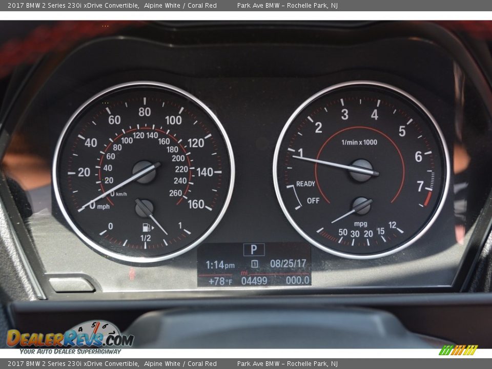 2017 BMW 2 Series 230i xDrive Convertible Alpine White / Coral Red Photo #21