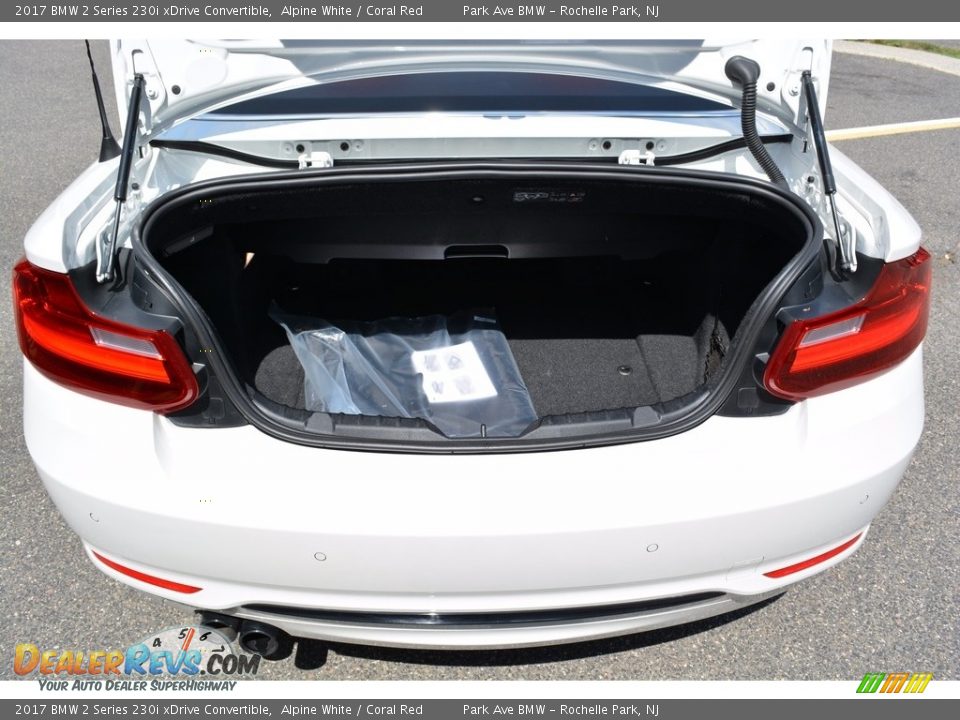 2017 BMW 2 Series 230i xDrive Convertible Alpine White / Coral Red Photo #22