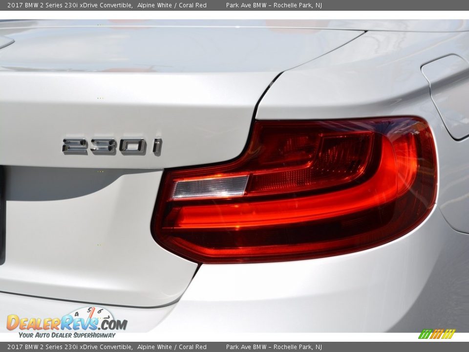 2017 BMW 2 Series 230i xDrive Convertible Alpine White / Coral Red Photo #23
