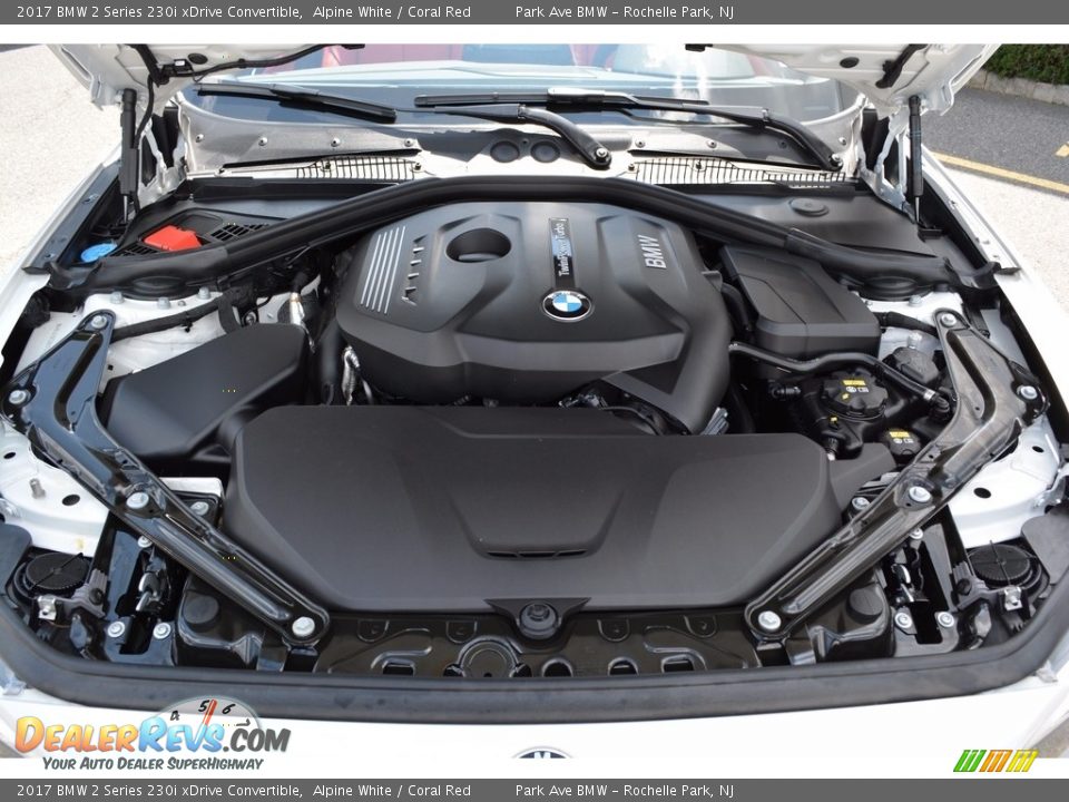 2017 BMW 2 Series 230i xDrive Convertible Alpine White / Coral Red Photo #29