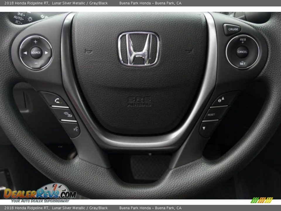 2018 Honda Ridgeline RT Steering Wheel Photo #9