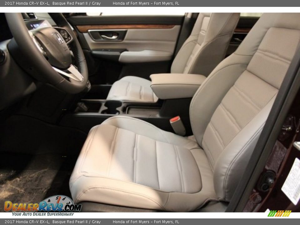 2017 Honda CR-V EX-L Basque Red Pearl II / Gray Photo #11