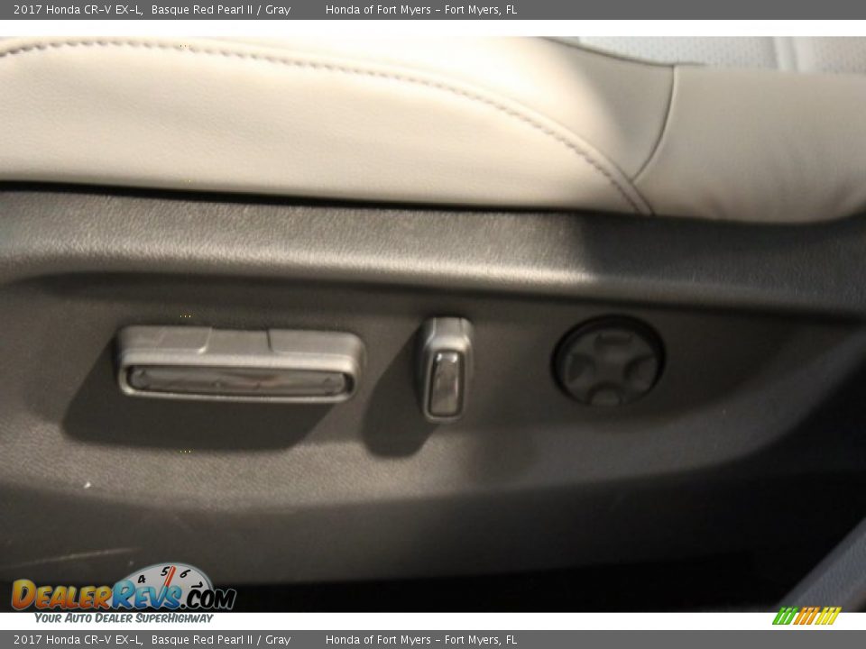 2017 Honda CR-V EX-L Basque Red Pearl II / Gray Photo #12