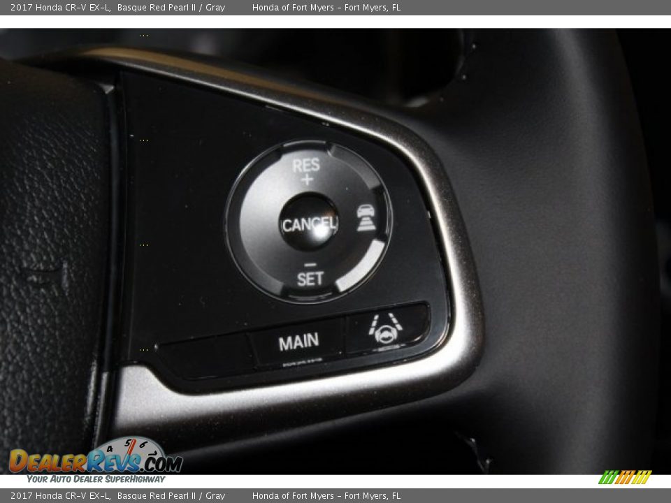 2017 Honda CR-V EX-L Basque Red Pearl II / Gray Photo #16