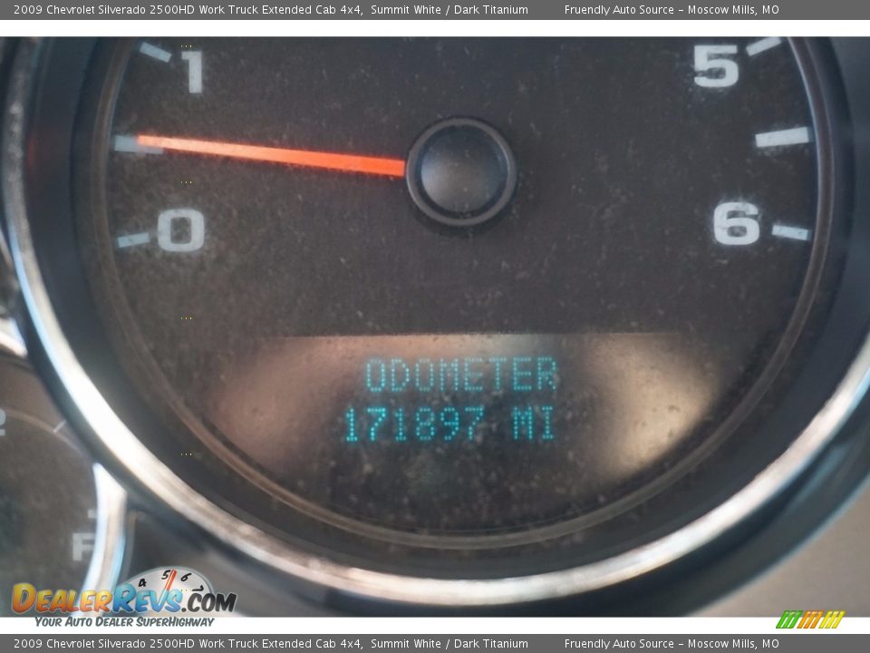 2009 Chevrolet Silverado 2500HD Work Truck Extended Cab 4x4 Summit White / Dark Titanium Photo #11